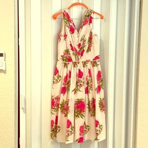 Boden pink floral dress